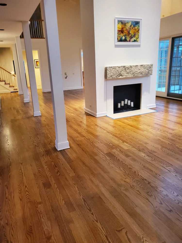 Clean hardwood upgrade using floor installation near me Chicago