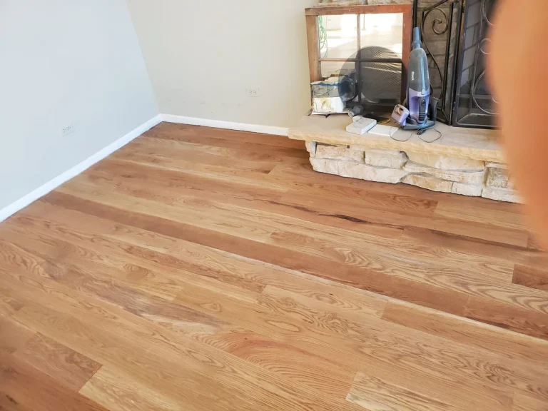 Dining room refreshed using flooring contractor Chicagoland